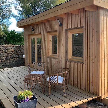 Chambre privée avec accès piscine Laouque Exterior foto