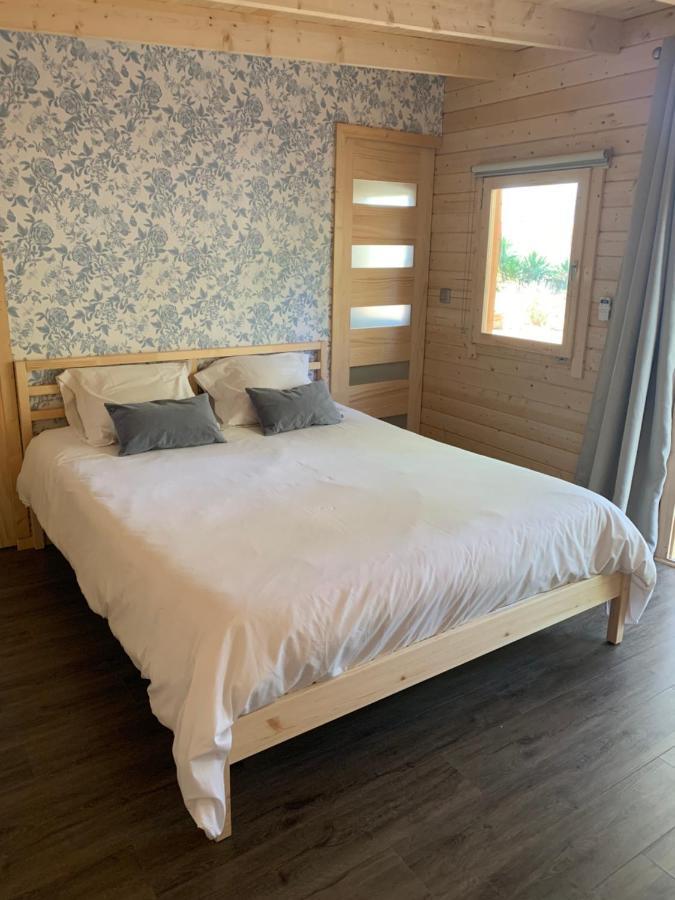Chambre privée avec accès piscine Laouque Exterior foto
